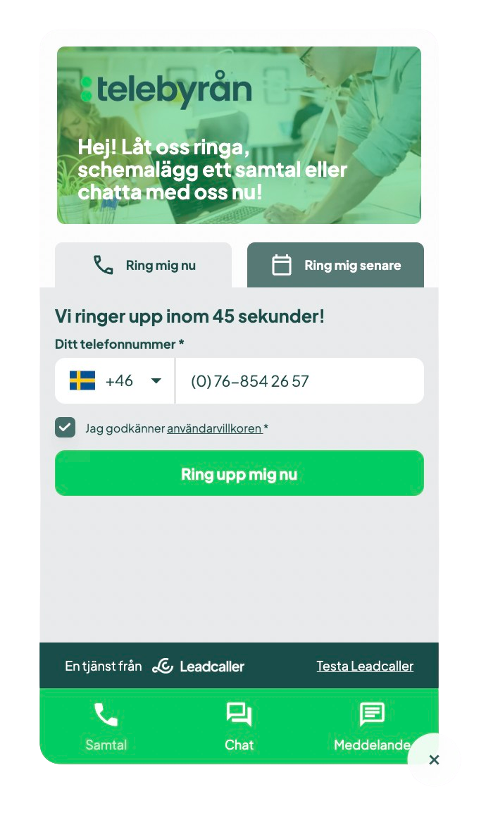 Telebyrån - Kundhemsida