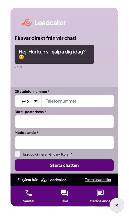 Chat interface